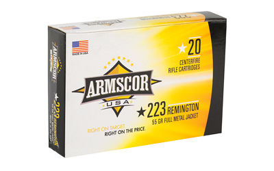 ARMSCOR 223REM 55GR FMJ 20/1000 4 ARMSCOR 223REM 55GR FMJ 20/1000 - Image 2