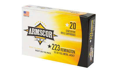 ARMSCOR 223REM 55GR FMJ 20/1000 5 ARMSCOR 223REM 55GR FMJ 20/1000 - Image 3