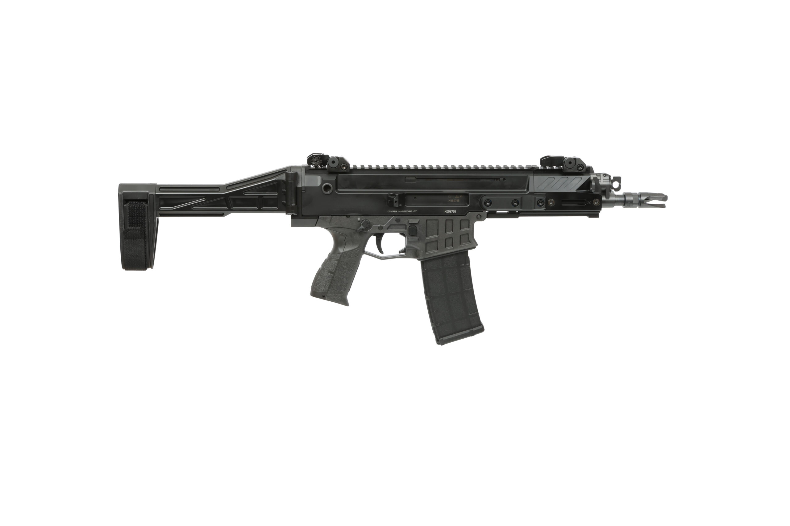 CZ BREN 2 MS PIST 5.56 8" 30+1 SB 3 CZ BREN 2 MS PIST 5.56 8" 30+1 SB
