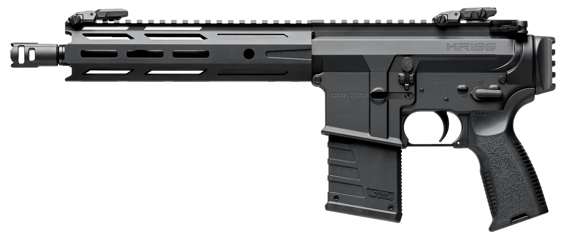 KRISS USA DMK22P 22LR 10.5" BLK 10+1 TB 3 KRISS USA DMK22P 22LR 10.5" BLK 10+1 TB
