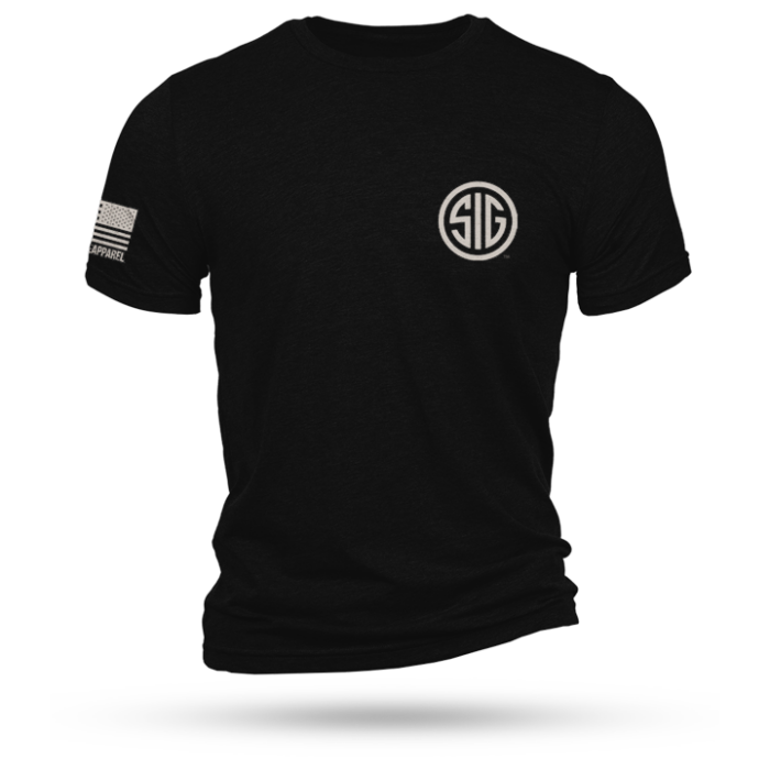 Cart 4 Nine Line Sig Sauer Logo Short Sleeve Shirt Black L