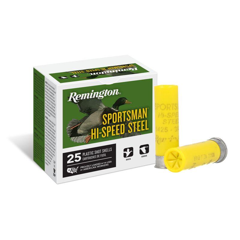 Remington Sportsman Hi-Speed Steel Shotshells 20ga 3" 1oz #2 1300 fps 25/ct 3 Remington Sportsman Hi-Speed Steel Shotshells 20ga 3" 1oz #2 1300 fps 25/ct