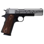 SDS Imports Tisas "Two Tone Filigree Stainless" 1911 A1 Service 45 Handgun .45 ACP 8rd Magazine 5" Barrel 2 https3A2F2Fmedia.chattanoogashooting.com2Fimages2Fproduct2FSD1911A1S45FGTT2FSD1911A1S45FGB1
