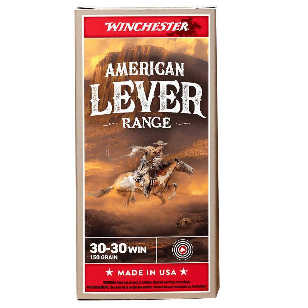 Winchester American Level Range Rifle Ammunition 30-30 Win 150gr JHP 2390 fps 20/ct 3 Winchester American Level Range Rifle Ammunition 30-30 Win 150gr JHP 2390 fps 20/ct