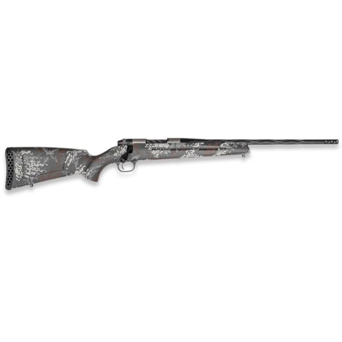 Weatherby Mark V Backcountry Capra Rifle .280 Ackley Imp 2rd Capacity 21" 1/2x28 Barrel with 2" Muzzle Brake Grey Brown