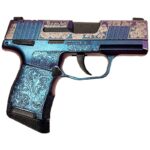 Sig Sauer P365-380-BSS-MS Exclusive "Guns & Roses" Mongoose Purple Handgun .380 10rd Magazines (2) 3.1" Barrel 1 https3A2F2Fmedia.chattanoogashooting.com2Fimages2Fproduct2FXI640164MGR2Fcustom sig sauer p365 380 bss ms nitron pistol guns roses mongoose purple cssi exclusive xi640164mgr right2