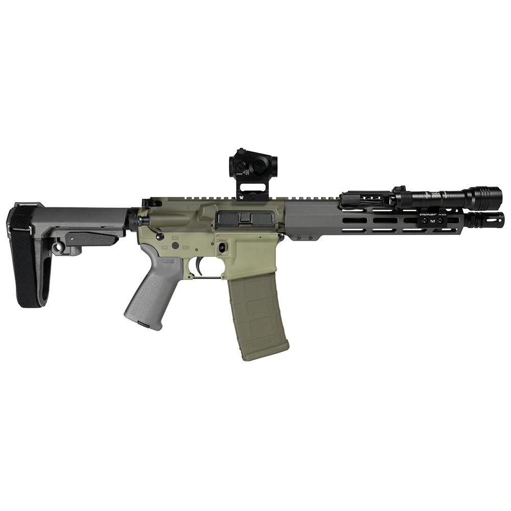 Shark Coast Bugbear AR Pistol Bundle 5.56mm 30rd Magazine 10.5'' Threaded Barrel Vortex Crossfire Red Dot Streamlight ProTac SBA3 Brace 3 Shark Coast Bugbear AR Pistol Bundle 5.56mm 30rd Magazine 10.5'' Threaded Barrel Vortex Crossfire Red Dot Streamlight ProTac SBA3 Brace