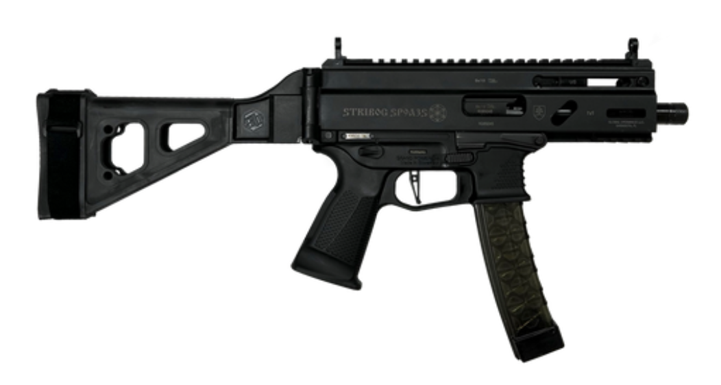 GRAND POWER STRIBOG SP9A3S 9MM SUB BLK PSTL W/SBT BRC 5" THRD BRL 3-30RD
