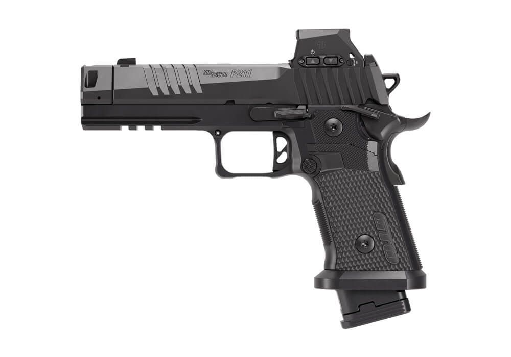 SIG SAUER P211-GTO ROMEO X SIGLOC 9MM PISTOL 4.4" MACH3D COMP BLK 1-23RD 2-21RD MAGS