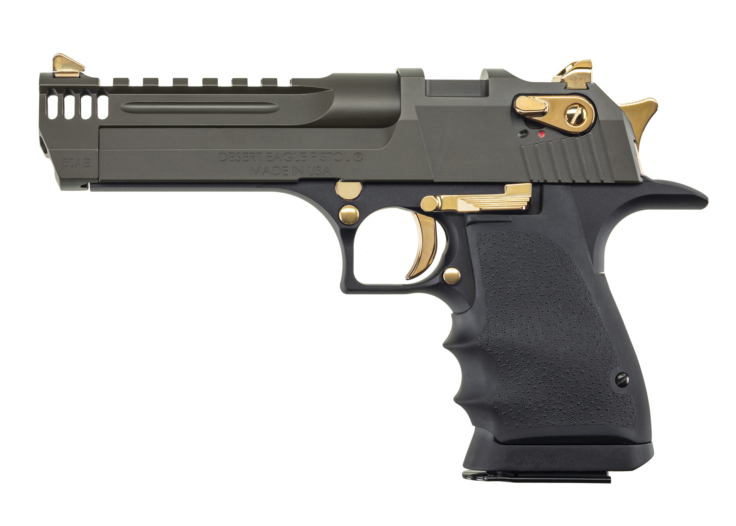 MGNM RSRCH LT WEIGHT DE50 PSTL GREEN/GOLD APPTMNTS 5" BARREL