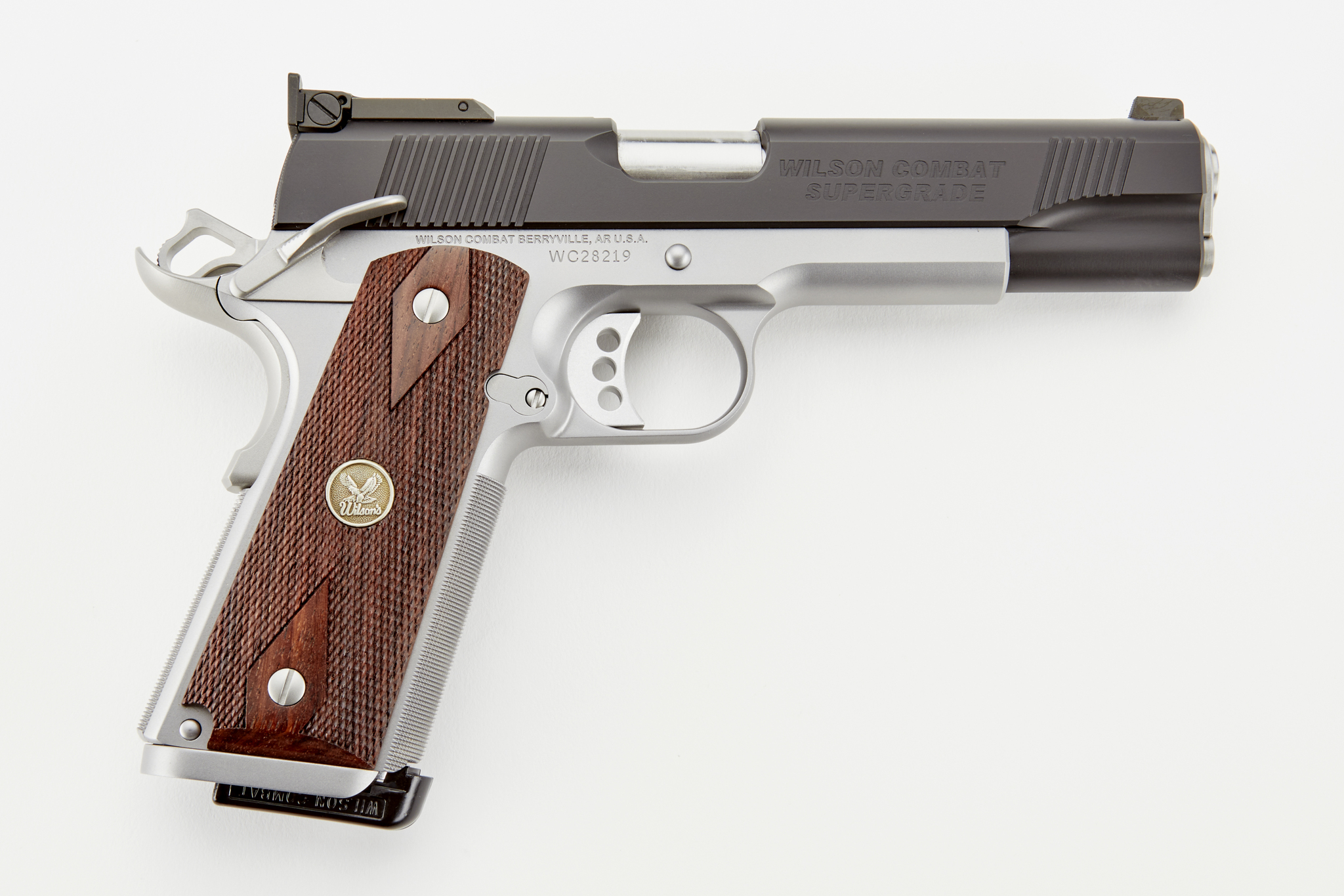 WILSON COMBAT CLASSIC SG 45ACP 5" BLK/SS CA 3 WILSON COMBAT CLASSIC SG 45ACP 5" BLK/SS CA