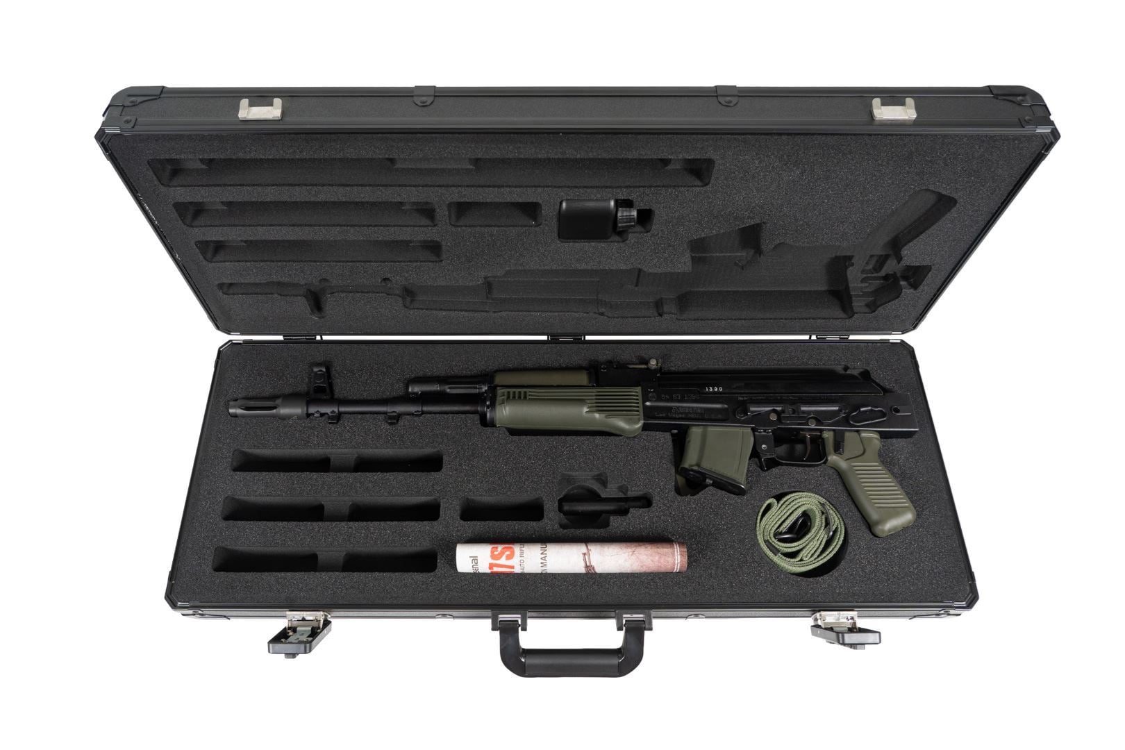 Arsenal SAM7SF 7.62x39mm Semi-Auto AK-47 Rifle with Aluminum Side Folding Stock and Arsenal Hard Case OD Green 5 Arsenal SAM7SF 7.62x39mm Semi-Auto AK-47 Rifle with Aluminum Side Folding Stock and Arsenal Hard Case OD Green - Image 3