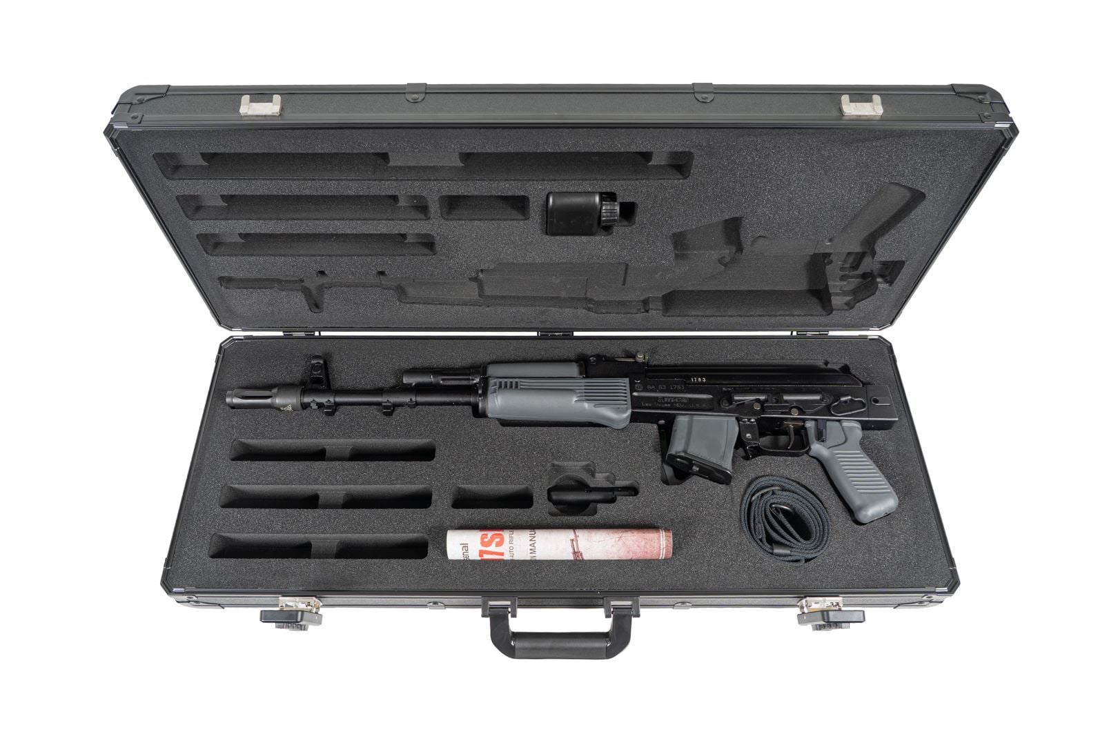 Arsenal SAM7SF 7.62x39mm Semi-Auto AK-47 Rifle with Aluminum Side Folding Stock and Arsenal Hard Case Gray 5 Arsenal SAM7SF 7.62x39mm Semi-Auto AK-47 Rifle with Aluminum Side Folding Stock and Arsenal Hard Case Gray - Image 3