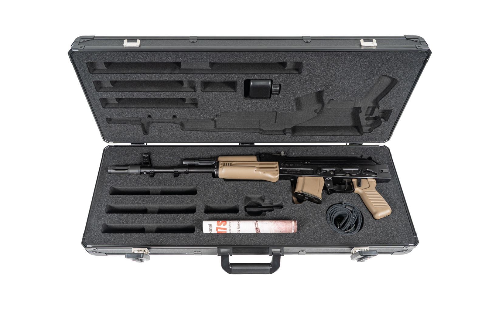 Arsenal SAM7SF 7.62x39mm Semi-Auto AK-47 Rifle with Aluminum Side Folding Stock and Arsenal Hard Case FDE 5 Arsenal SAM7SF 7.62x39mm Semi-Auto AK-47 Rifle with Aluminum Side Folding Stock and Arsenal Hard Case FDE - Image 3