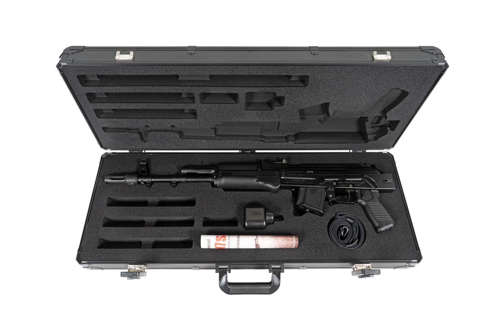 Arsenal SAM7SF 7.62x39mm Semi-Auto AK-47 Rifle with Aluminum Side Folding Stock and Arsenal Hard Case Black 5 Arsenal SAM7SF 7.62x39mm Semi-Auto AK-47 Rifle with Aluminum Side Folding Stock and Arsenal Hard Case Black - Image 3