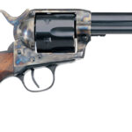 Taylors & Company 700ADE 1873 Cattleman New Model 45 Colt (LC) 6rd 4.75" Blued Cylinder & Barrel Color Case Hardened Steel Frame Walnut Navy Size Grip (Taylor Tuned) 1 100995
