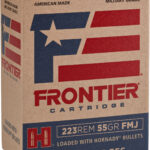 Frontier Cartridge FR1015 Military Grade Centerfire Rifle 223Rem 55gr Full Metal Jacket 150 Per Box/8 Case 1 108289