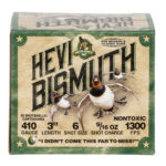HEVI-Shot HS19006 HEVI-Bismuth 410Gauge 3" 9/16oz Bismuth 6Shot 25 Per Box/10 Case 1 114141