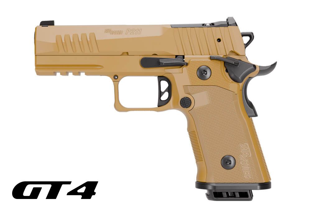 SIG SAUER P211 CARRY GT4 COYOTE 9MM PISTOL 4" COY TAN 2-21RD, 1-17RD MAGS 5 SIG SAUER P211 CARRY GT4 COYOTE 9MM PISTOL 4" COY TAN 2-21RD, 1-17RD MAGS - Image 3