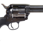 Taylors & Company 555162 Devil Anse 357 Mag Caliber with 4.75" Blued Finish Barrel, 6rd Capacity Blued Finish Cylinder, Color Case Hardened Finish Steel Frame & Matte Black Wood Grip 1 121384