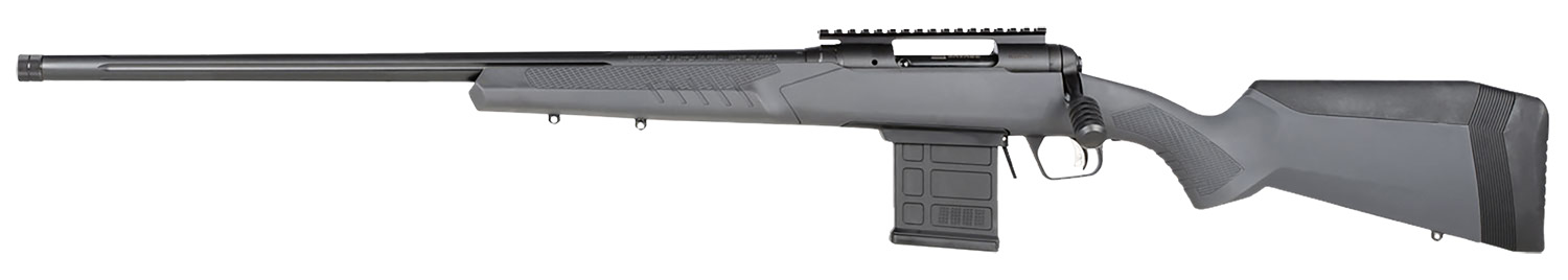 Savage Arms 57457 110 Tactical 6.5 Creedmoor 10+1 24", Matte Black Metal, Gray Fixed AccuStock with AccuFit, Left Hand 3 Savage Arms 57457 110 Tactical 6.5 Creedmoor 10+1 24", Matte Black Metal, Gray Fixed AccuStock with AccuFit, Left Hand