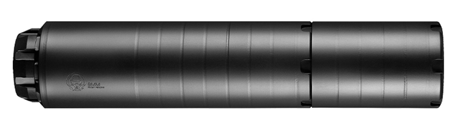 Dead Air WOLFMAN Wolfman Modular 9mm Luger 1.61" Black Cerakote 17-4 Stainless Steel 1/2"-28 tpi 3 Dead Air WOLFMAN Wolfman Modular 9mm Luger 1.61" Black Cerakote 17-4 Stainless Steel 1/2"-28 tpi