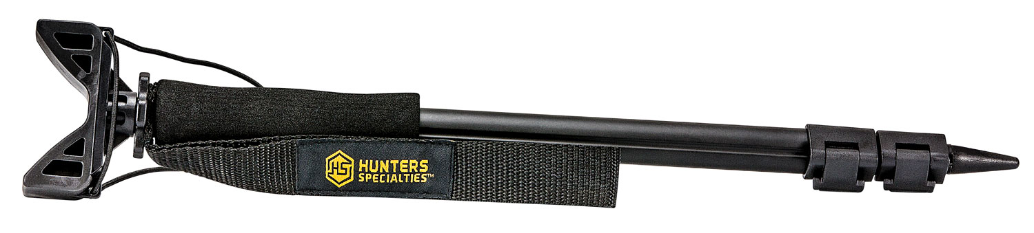 Hunters Specialties 00611 Shooter's Stick Monopod made of Aluminum with Black Finish, 17-36" Vertical Adjustment, Contoured Gun Rest, Wrist Strap & Quick-Release Leg Locks 3 Hunters Specialties 00611 Shooter's Stick Monopod made of Aluminum with Black Finish, 17-36" Vertical Adjustment, Contoured Gun Rest, Wrist Strap & Quick-Release Leg Locks