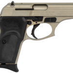 Bersa T380NKL8 Thunder Micro-Compact Frame 380 ACP 8+1, 3.50" Satin Nickel Steel Barrel, Serrated Steel Slide & Aluminum Frame 2 139423