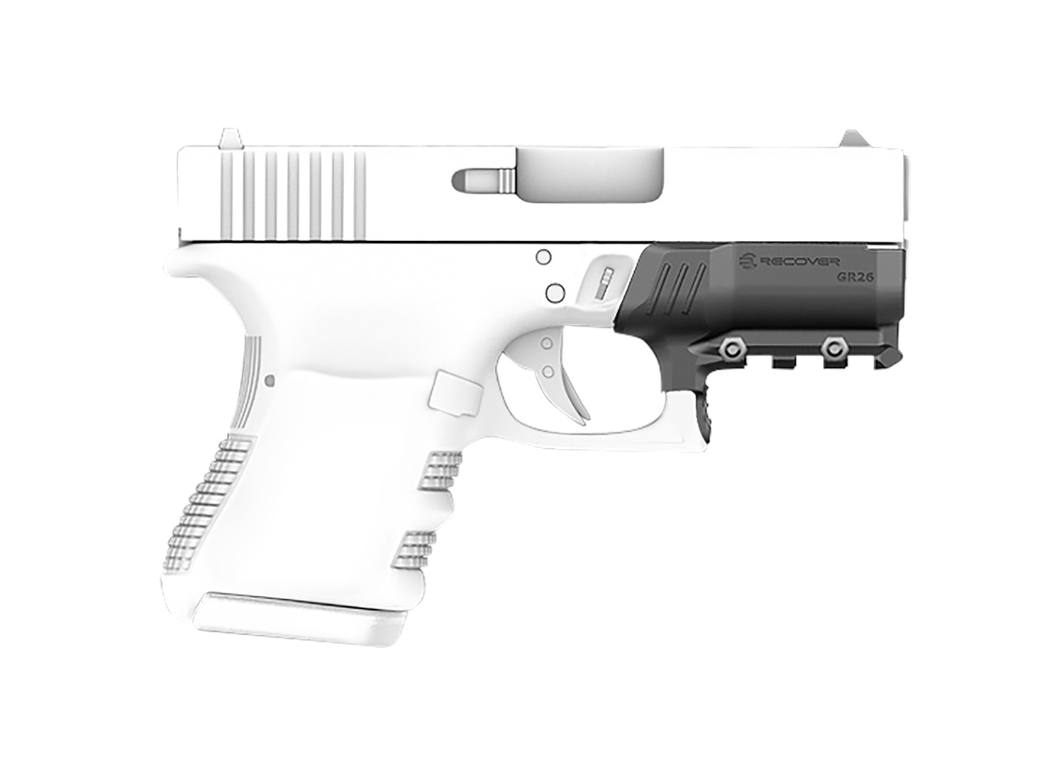 Recover Tactical GR2601 Rail Adapter for Glock 26 and 27 Black 3 Recover Tactical GR2601 Rail Adapter for Glock 26 and 27 Black