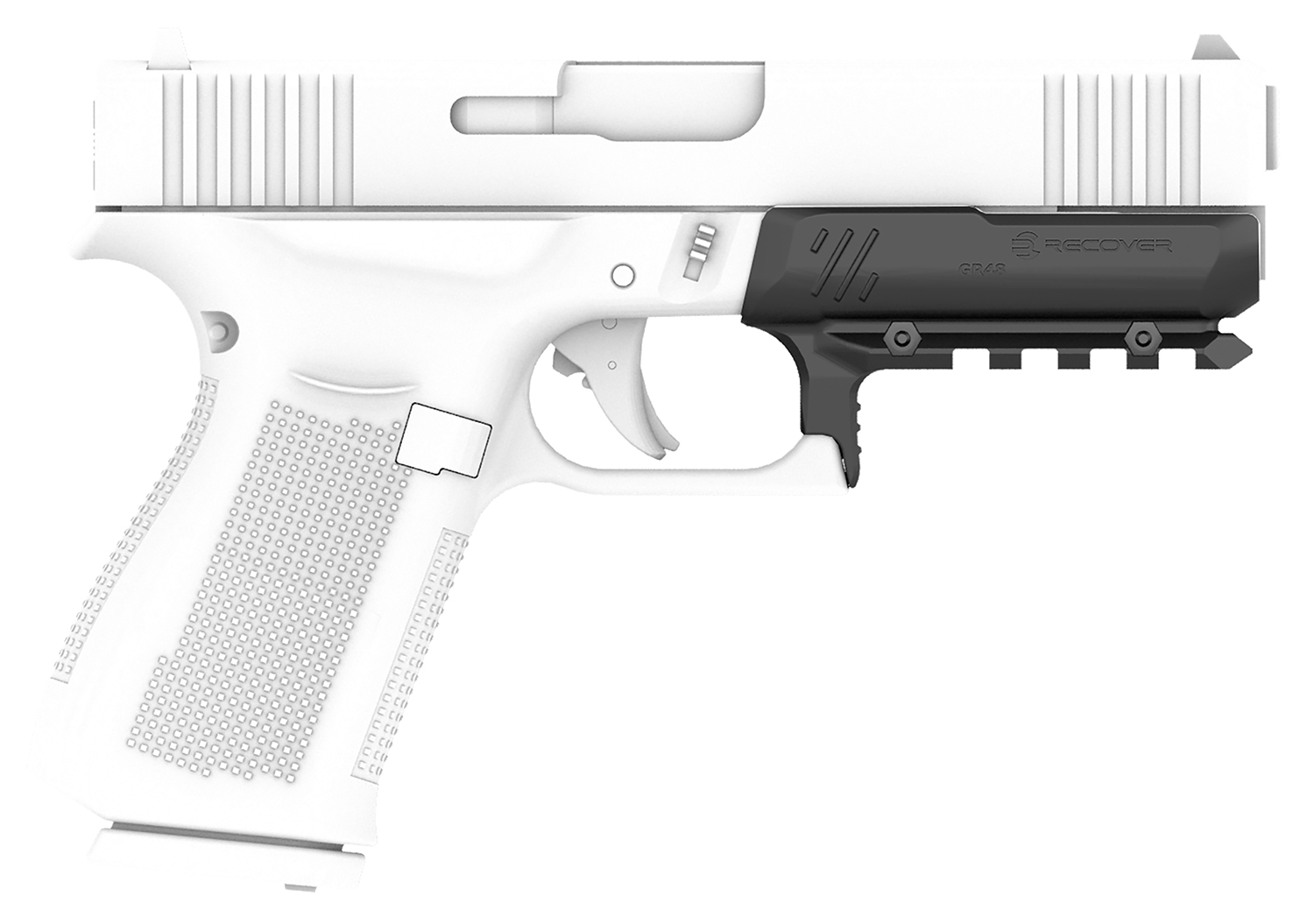 Recover Tactical GR4801 Full Size Rail for Glock 48 Black 3 Recover Tactical GR4801 Full Size Rail for Glock 48 Black