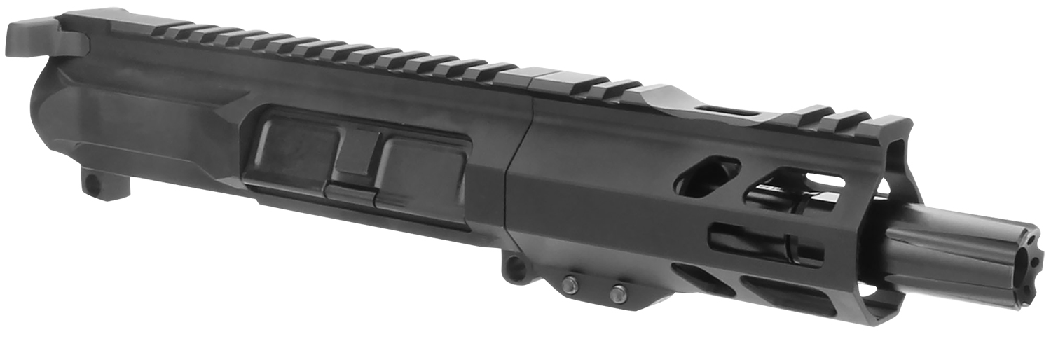 TacFire BU9MM4 Pistol Upper Assembly 9mm Luger 4" Black Nitride Barrel 7075-T6 Aluminum Black Anodized Receiver M-LOK Handguard for AR-Platform 3 TacFire BU9MM4 Pistol Upper Assembly 9mm Luger 4" Black Nitride Barrel 7075-T6 Aluminum Black Anodized Receiver M-LOK Handguard for AR-Platform