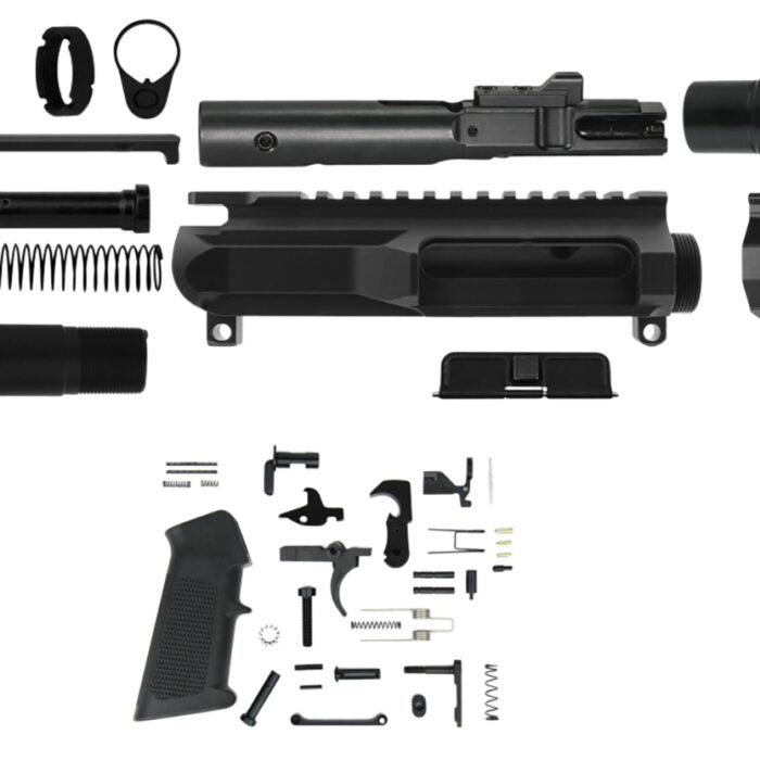 Cart 3 TacFire AR Build Kit 9mm Luger 4.50" Barrel Black for AR Platform
