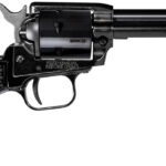 Heritage Mfg RR22MB4PG Rough Rider 22 LR/22 WMR 6 Shot, 4.75" Black Steel Barrel, Black Cerakote Zinc Alloy Frame, Black Cerakote Cylinder, Black Polymer Grip, Hammer/Thumb Safety, Exposed Hammer 1 149657