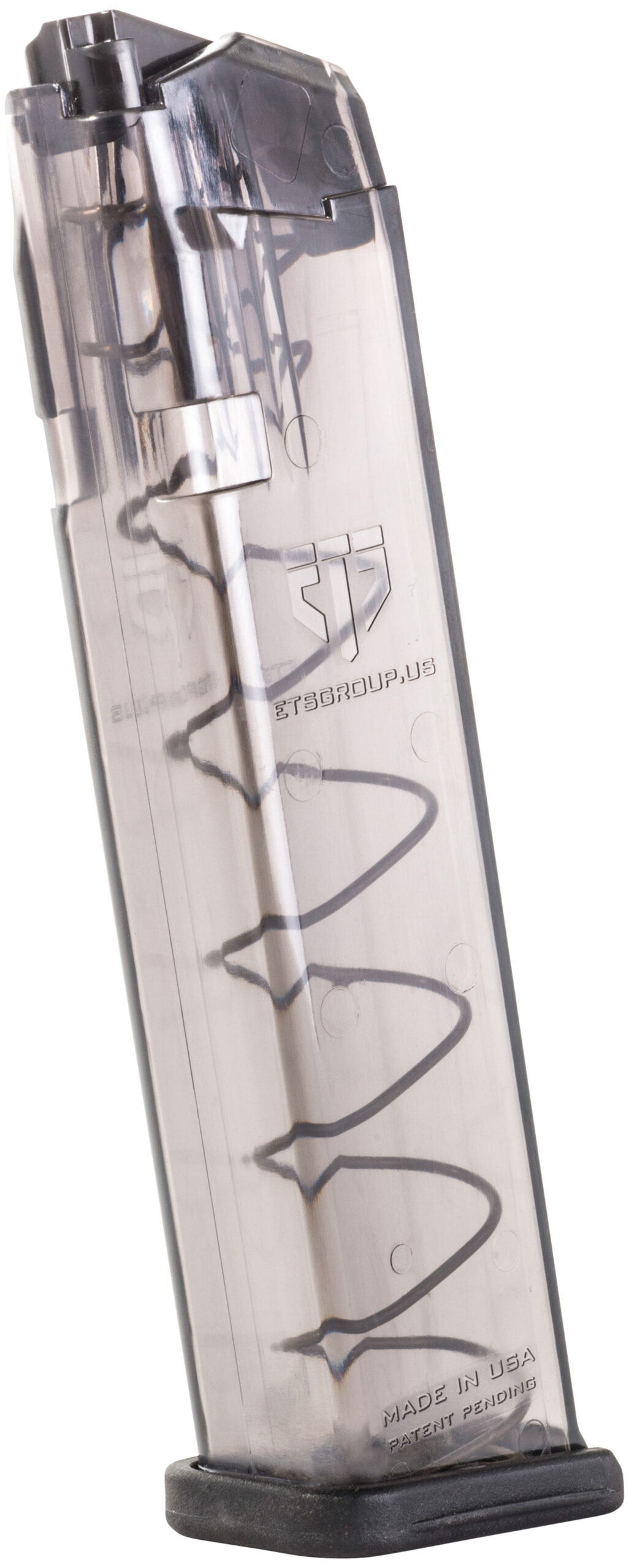 ETS Group SMKGLK922 Pistol Mags Competition Legal 22rd Extended 9mm Luger Compatible w/ Glock 17 Smoke Polymer 3 ETS Group SMKGLK922 Pistol Mags Competition Legal 22rd Extended 9mm Luger Compatible w/ Glock 17 Smoke Polymer