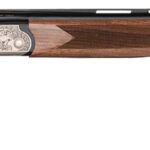 Charles Daly 930344 202A Full Size 28 Gauge Break Open 3" 2rd 26" Blued Vent Rib Barrel, Silver Engraved Aluminum Receiver, Checkered Walnut Stock 2 152753