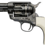 Pietta GW9LLE312NMUI Great Western II Liberty 9mm Luger 6rd 3.50" Blued Engraved Octagon Steel Barrel & Cylinder, Blued Engraved Steel Frame, Ultra Ivory w/Engraved Liberty Eagle Grip, Exposed Hammer 2 154517