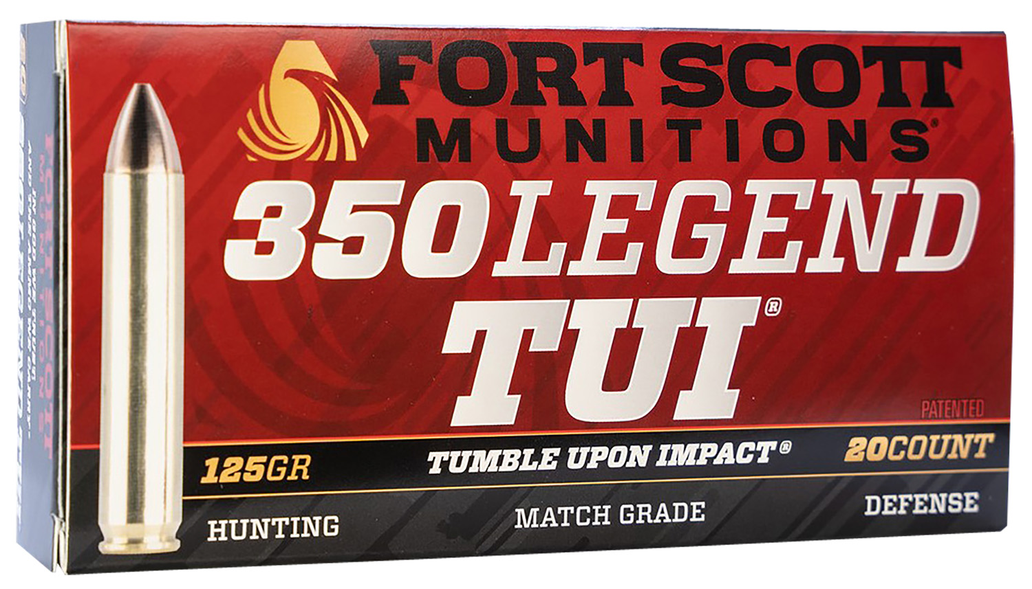 Fort Scott Munitions 350125SCV Tumble Upon Impact (TUI) Rifle 350Legend 125gr Solid Copper Spun 20 Per Box/10 Case 3 Fort Scott Munitions 350125SCV Tumble Upon Impact (TUI) Rifle 350Legend 125gr Solid Copper Spun 20 Per Box/10 Case