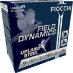 Fiocchi 12HVST4 Field Dynamics Upland Steel 12Gauge 2.75" 1 1/8oz 4Shot 25 Per Box/10 Case 1 157282