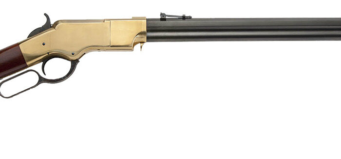Cimarron CA288 1860 Henry Civilian 45 Colt (Long Colt) 12+1 24" Blued Octagon Barrel, Brass Stainless Steel Receiver, Walnut Fixed Stock, Right Hand