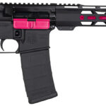 Diamondback DB175AK591 DB15 5.56x45mm NATO 16" 30+1, Black with Prison Pink Accents, Carbon Lower, 15" M-Lok Handguard, Magpul Carbine Stock, A2 Grip 1 158692
