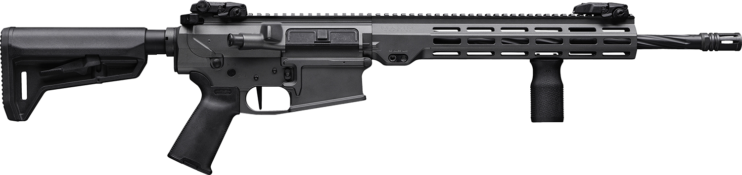 Maxim Defense MXM49689 MD10 L 6.5 Creedmoor 20+1 18" Fluted Barrel, Sniper Gray Rec/M-LOK Handguard, Black Magpul Furniture, SL-K Stock, MVG Grip, MBUS Sights, Blackout Defense Flat Trigger 3 Maxim Defense MXM49689 MD10 L 6.5 Creedmoor 20+1 18" Fluted Barrel, Sniper Gray Rec/M-LOK Handguard, Black Magpul Furniture, SL-K Stock, MVG Grip, MBUS Sights, Blackout Defense Flat Trigger