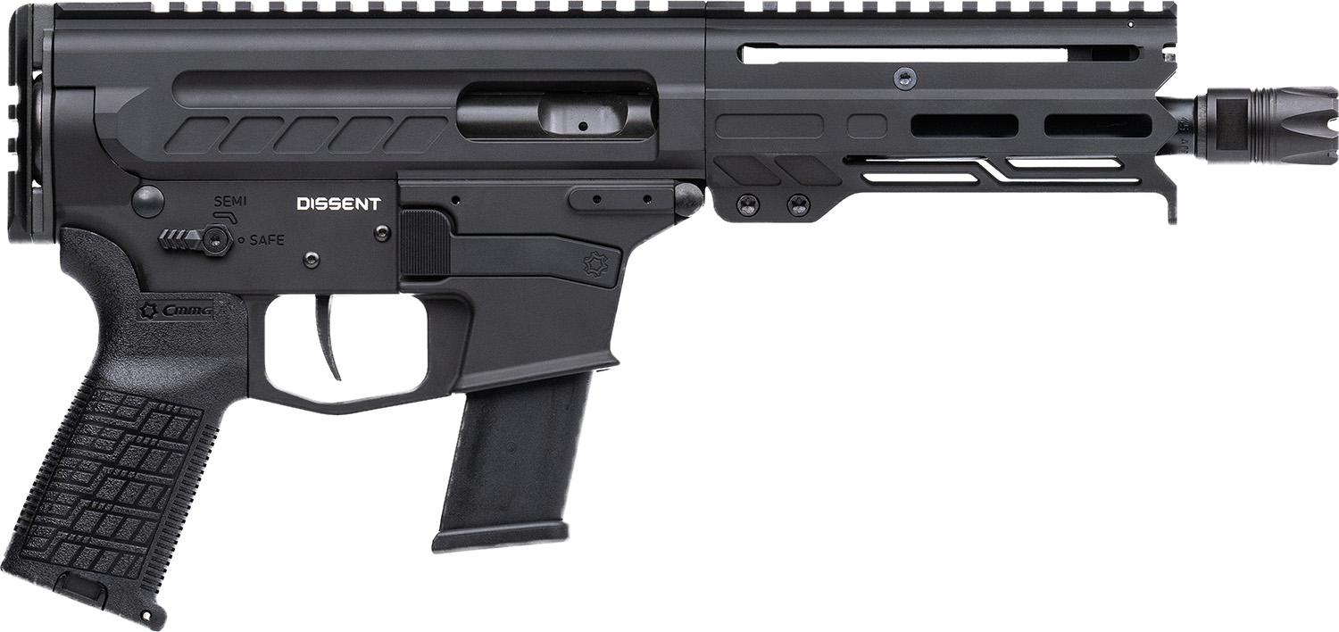 CMMG 45A4C0FAB Dissent MKG 45 ACP 13+1 6.50" Black Nitride Medium Taper Threaded Barrel, CMMG 5.5" M-LOK Handguards, Black Armor Cerakote Aluminum Picatinny Rail Receiver, CMMG Zeroed Grips 3 CMMG 45A4C0FAB Dissent MKG 45 ACP 13+1 6.50" Black Nitride Medium Taper Threaded Barrel, CMMG 5.5" M-LOK Handguards, Black Armor Cerakote Aluminum Picatinny Rail Receiver, CMMG Zeroed Grips