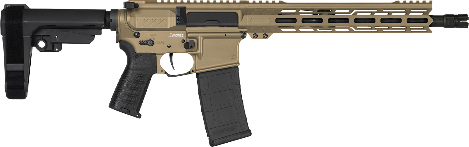 CMMG 30AB20FCT Banshee MK4 300 Blackout 30+1 12.50" Black Nitride Medium Taper Threaded Barrel, EML 7" M-LOK Handguards, Coyote Tan Cerakote Aluminum Picatinny Rail Receiver, CMMG Zeroed Grips 3 CMMG 30AB20FCT Banshee MK4 300 Blackout 30+1 12.50" Black Nitride Medium Taper Threaded Barrel, EML 7" M-LOK Handguards, Coyote Tan Cerakote Aluminum Picatinny Rail Receiver, CMMG Zeroed Grips