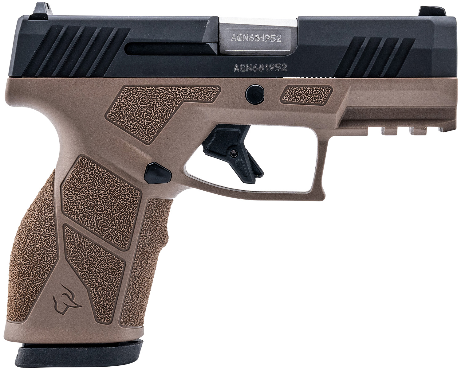 Taurus 1-GX2931B-10 GX2  9mm Luger 10+1 3.37" Matte Stainless Steel Barrel, Matte Black Serrated Stainless Steel Slide, Brown Polymer Frame w/Picatinny Rail, Polymer Grip
