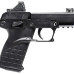 Kel-Tec P17BBLKOPTIC P17 Compact Frame 22 LR 16+1 3.80" Black Steel Barrel, Black Serrated Steel Slide, Black Polymer Frame w/Picatinny Rail, Textured Grip, Viridian RFX-11 Green Dot, Ambidextrous 2 171109