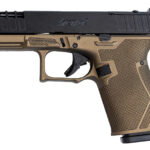 Great Lakes Firearms GL19BRZ Striker Compact Frame 9mm Luger 15+1 4" Black Nitride Steel Barrel, Black Cerakote Serrated w/Slide Cuts Steel Slide, Bronze Cerakote Polymer Frame & Grip, Ambidextrous 1 172617