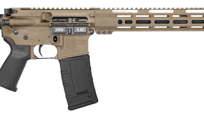 Diamondback DB1718B062 DB15  300 AAC Blackout 30+1 16" Black Nitride Threaded Barrel, Flat Dark Earth Cerakote Aluminum/Carbon Receiver w/Picatinny Rail Receiver, M-LOK Handguard, Magpul MOE Grip