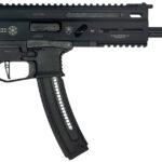 Grand Power 8588005808606 TR22 Stribog 22 LR 25+1 10" Black Threaded Barrel, Black Hardcoat Anodize Receiver w/Picatinny Rail, Black Polymer Grip, Ambidextrous 1 177417