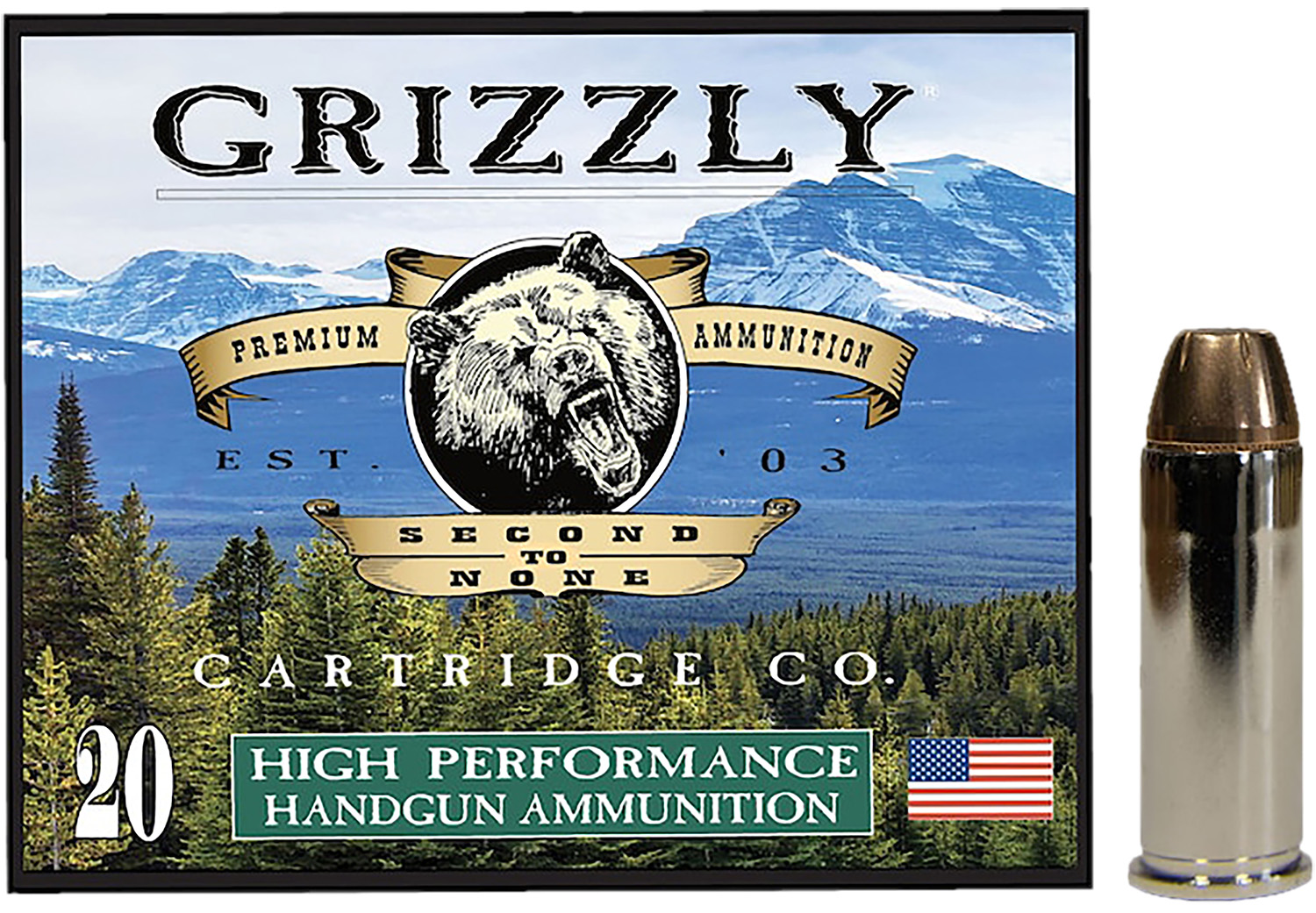 Grizzly Ammo GC44SP5 44Special 240gr Jacketed Hollow Point 20 Per Box/10 Case 3 Grizzly Ammo GC44SP5 44Special 240gr Jacketed Hollow Point 20 Per Box/10 Case
