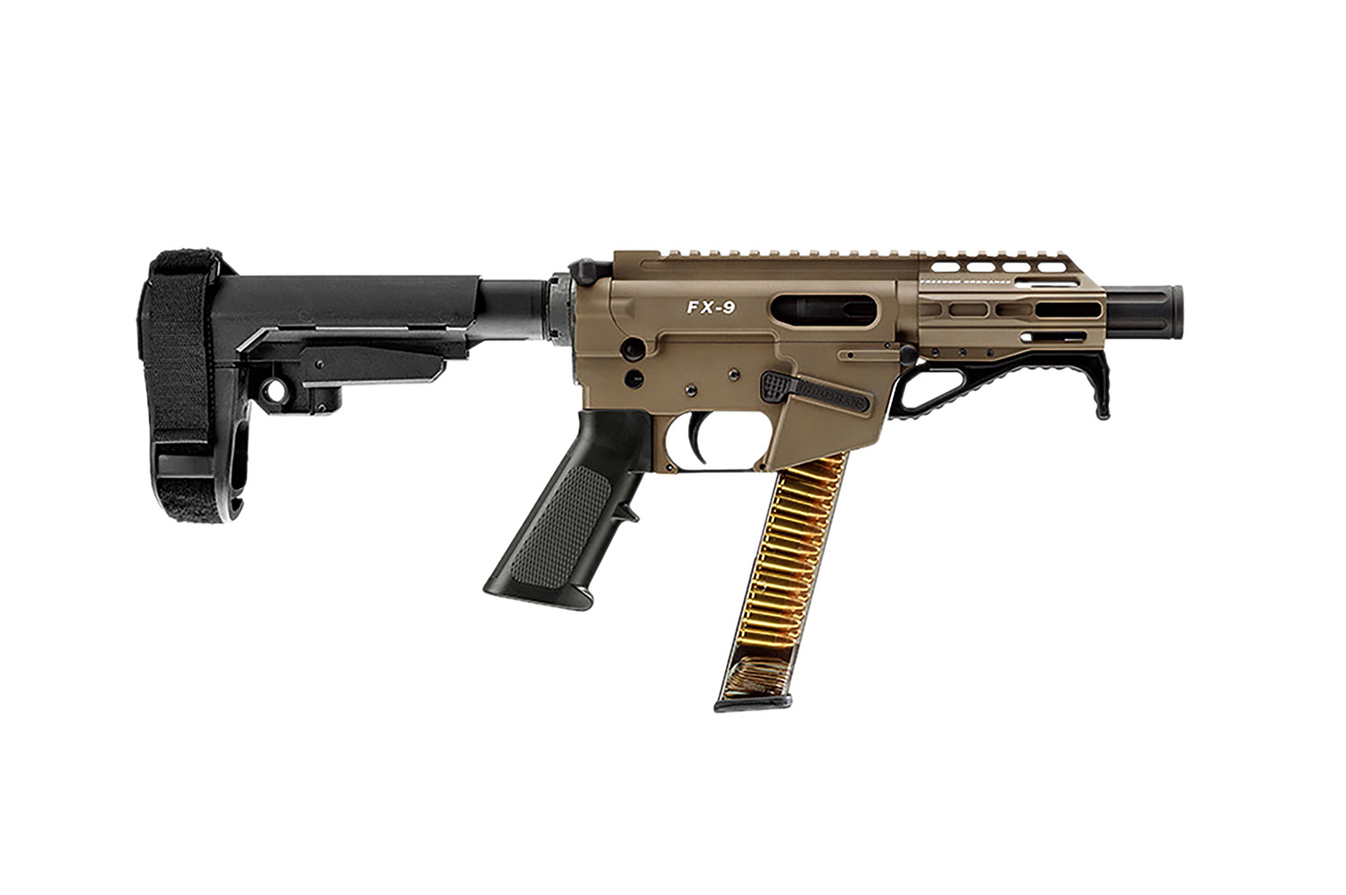 FREEDOM ORDNANCE FX9P4S-FDE FX9P  9mm Luger 31+1 4" Flat Dark Earth